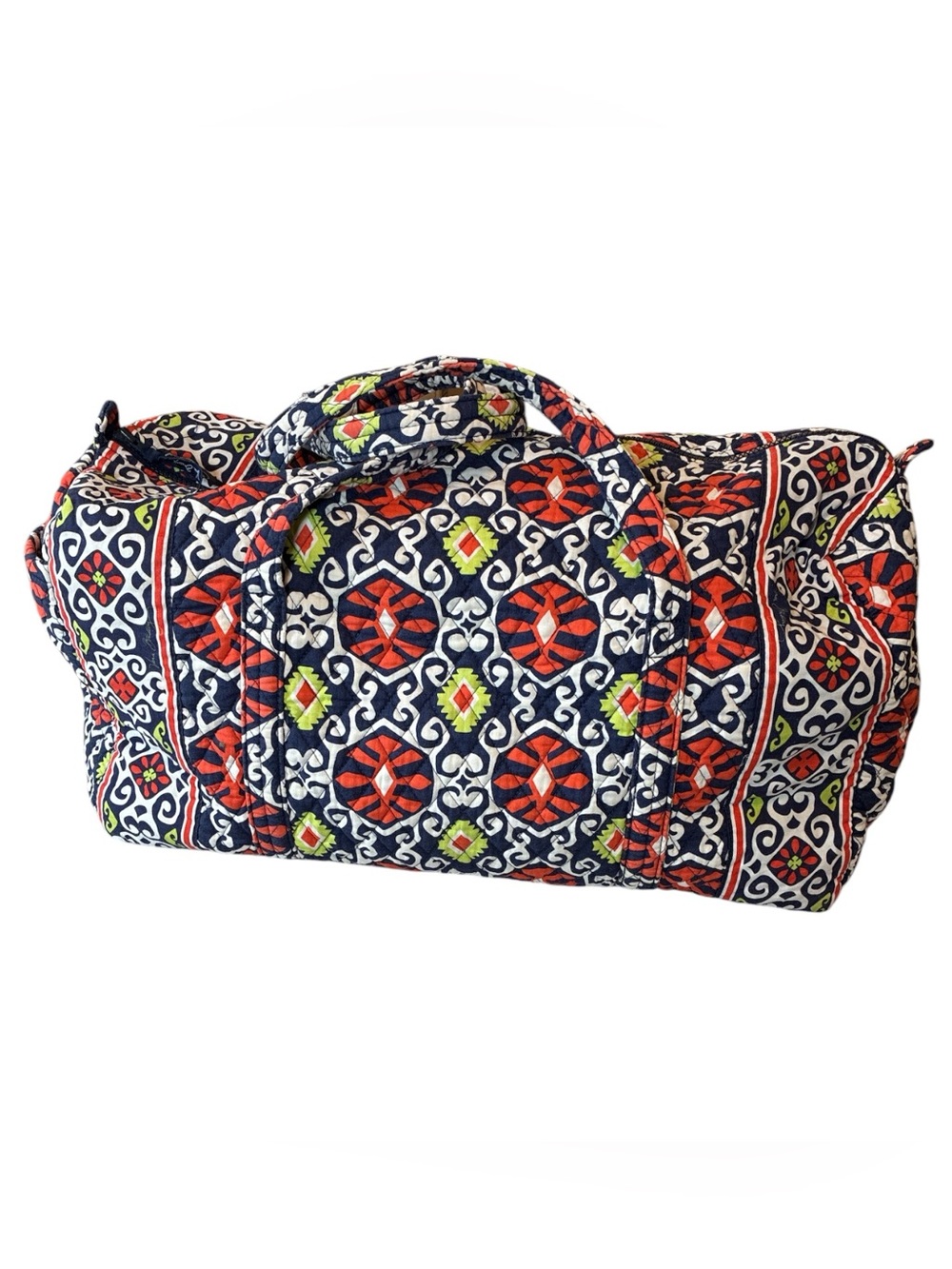 Vera Bradley Sun Valley Large Weekender Travel Duffel Bag Retired Print